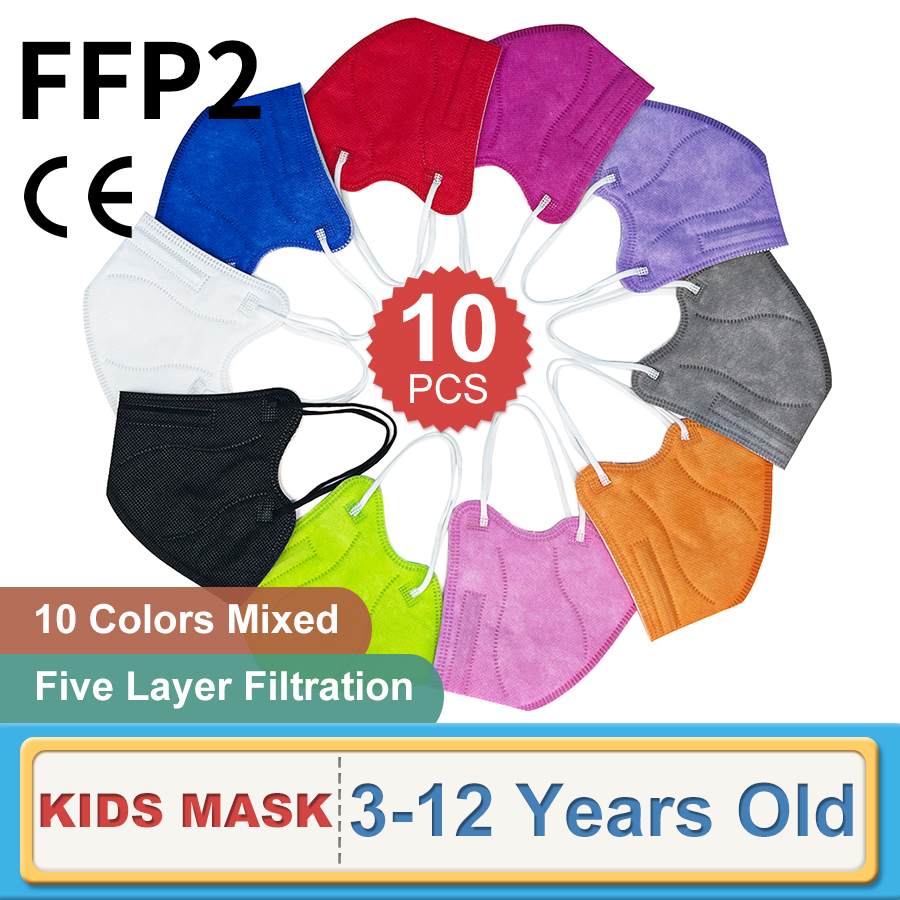10PCS Children FFP2 Face Mask  - đánh giá và giá Kids Face Mask