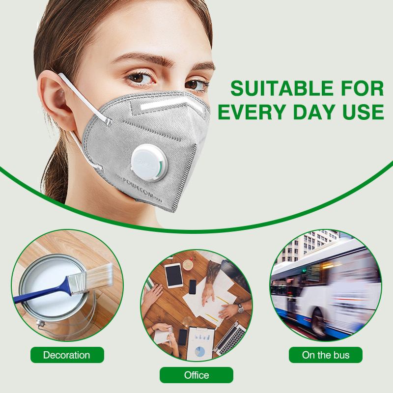 POWECOM KN95 Khẩu Trang Than H - đánh giá và giá Cloth Face Mask Washable