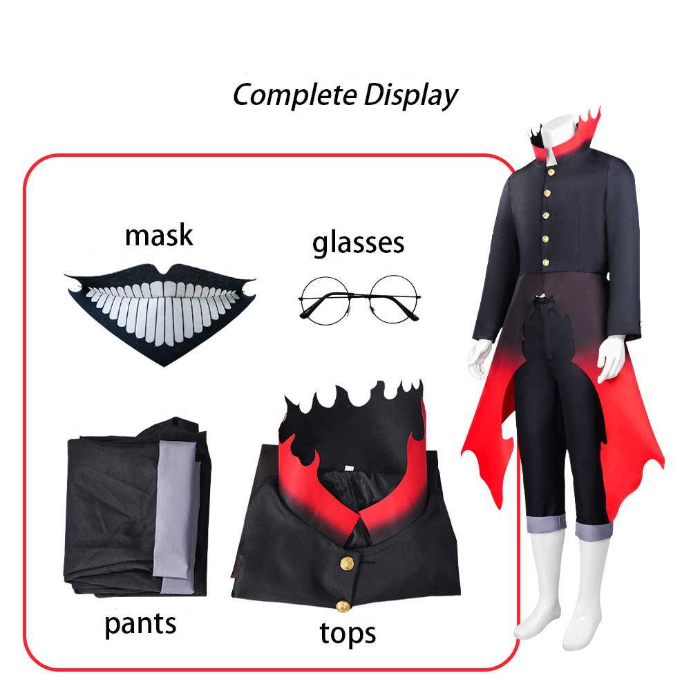 Anime Dandadan Okarun Cosplay  - đánh giá và giá Black Face Mask Pack